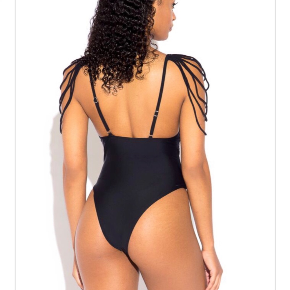 NWT black statement one piece